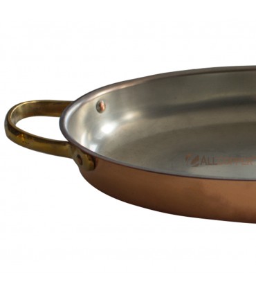 Frying pan with wings, large Oval