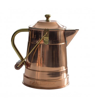 Coffee maker in Copper with handle , 1.5 litre