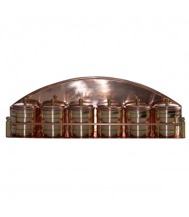 Conjunto de Especiarias em Cobre.