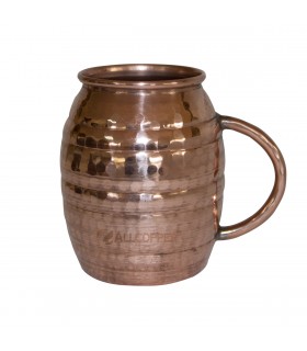 Tasse en Cuivre, fabriqués à la main.