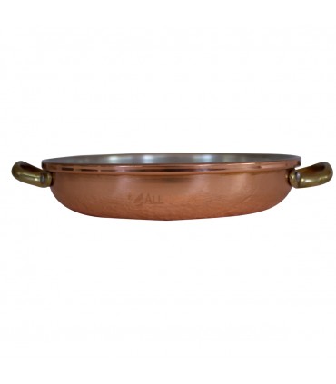 Frying pan in Copper, with wings, Ø 28 cm