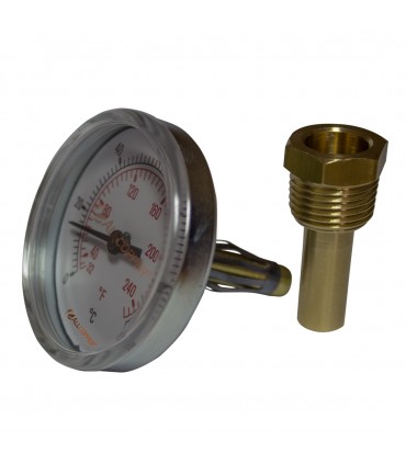 Thermomètre Bimétallique Ø 6 cm