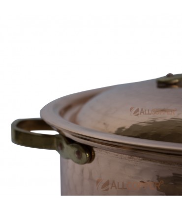 Saucepan in Copper 22.5 Litres