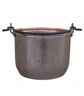 Casserole Couvre avec un Arc en fer, 40 Litres